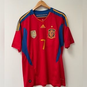 Authentic David Villas Spanish World Cup 2010 soccer Jersey